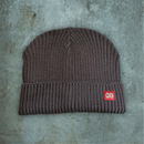 RS Runes Chunky Knit Beanie - Brown