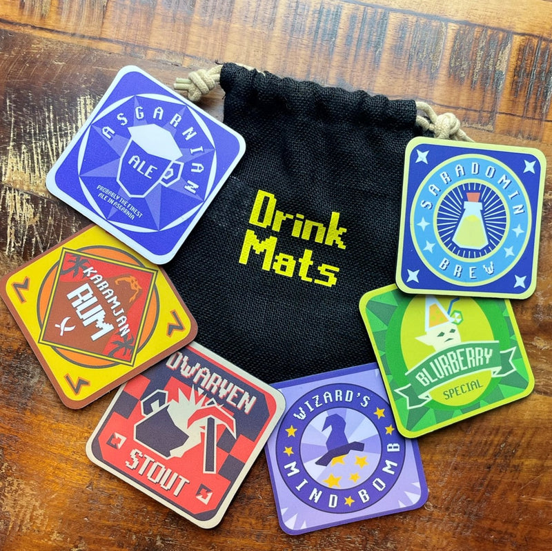 Tipples of Gielinor Drink Mats