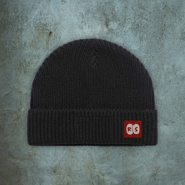 RS Runes Chunky Knit Beanie - Black