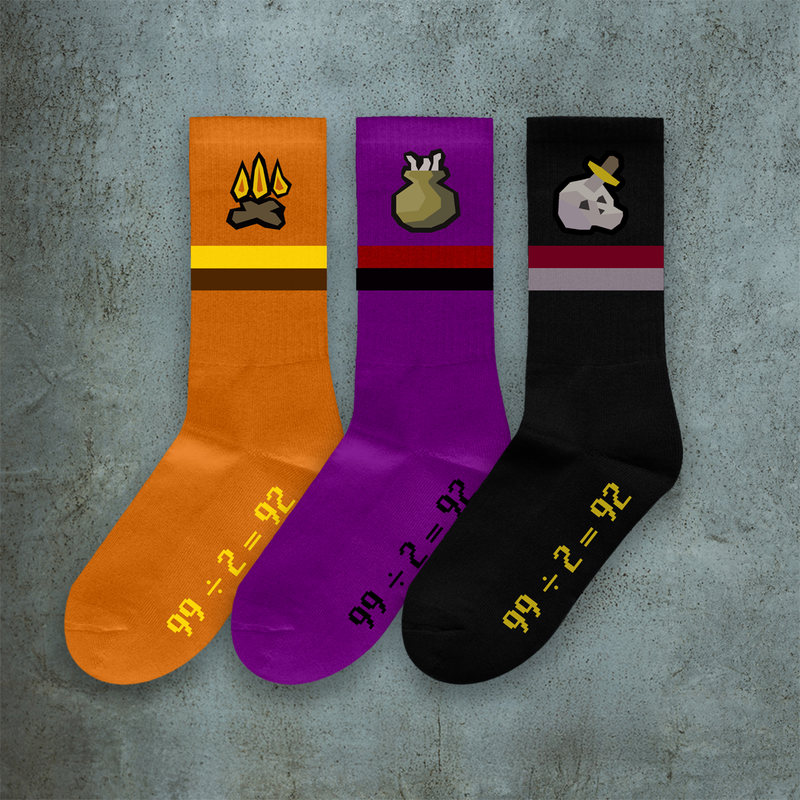 Skillcape Socks (3 Pack)