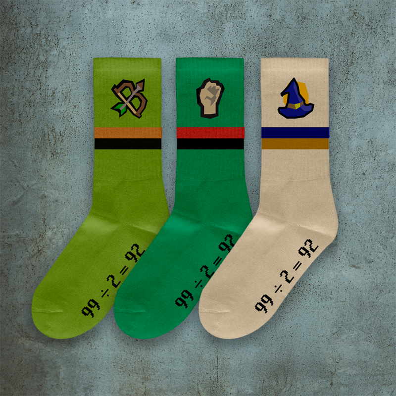 Skillcape Socks (3 Pack)