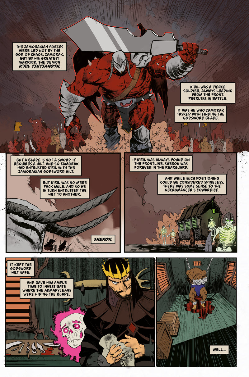 Untold Tales of the God Wars Comic Series - Issue