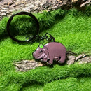 Baby Pigmy Hippo (Apple) Keyring