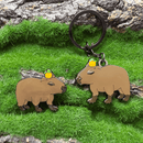 Capybara (Orange) Keyring