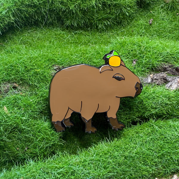 Capybara (Orange) Pin (Limited Edition)