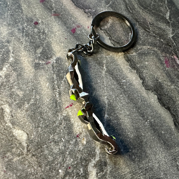 3D Twisted Bow Keyring