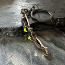 3D Twisted Bow Keyring