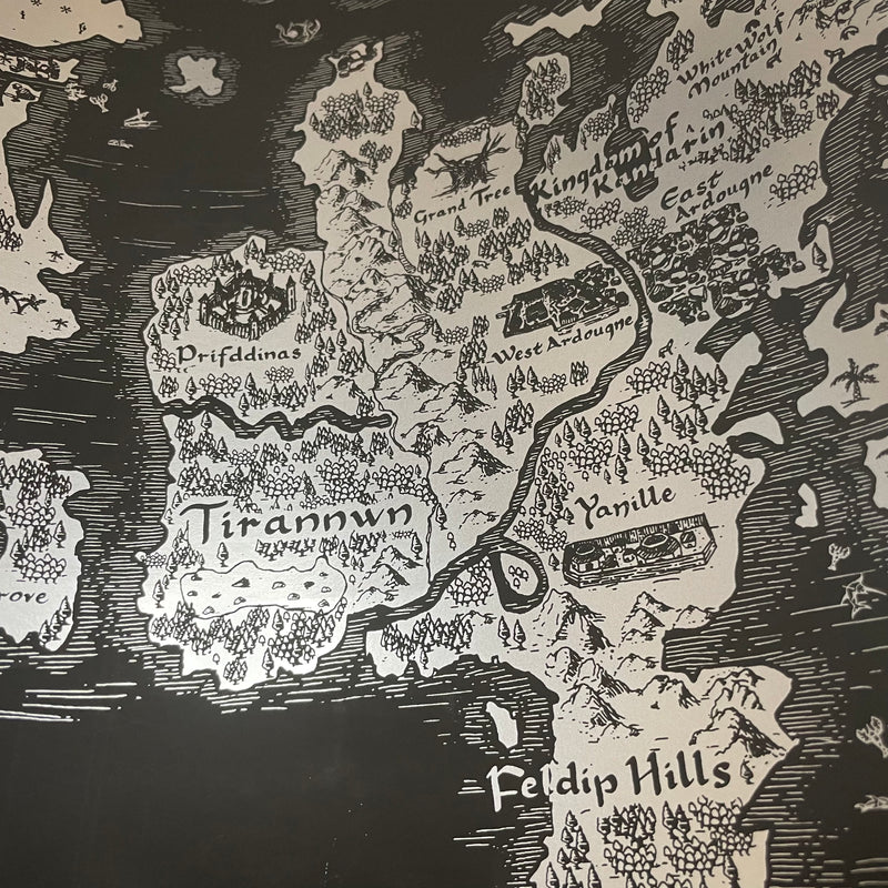 Silver OSRS Map of Gielinor