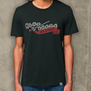 Old School Distressed Logo Tee (Black)