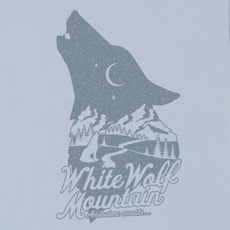 White Wolf Mountain Tee (Serene Blue)