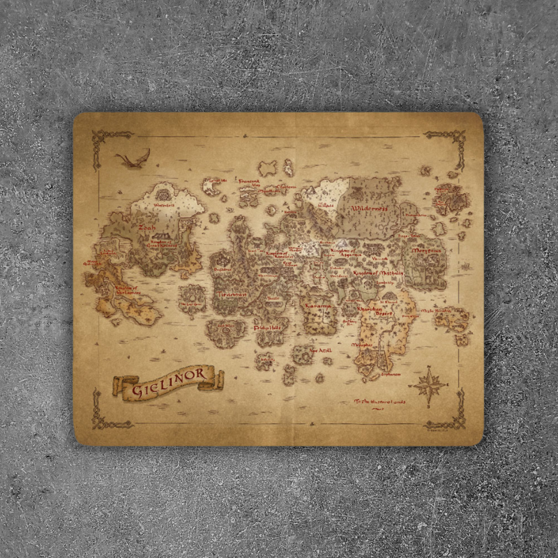 Map of Gielinor Mouse Mat