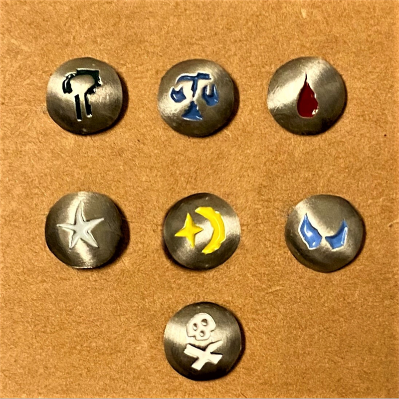 Mini Rune Pin Set 1 & 2 Bundle