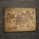 Map Of Gielinor Canvas