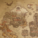 Map Of Gielinor Fine Art Print
