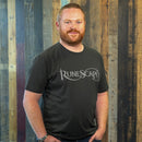 Silver RuneScape Logo Black Tee