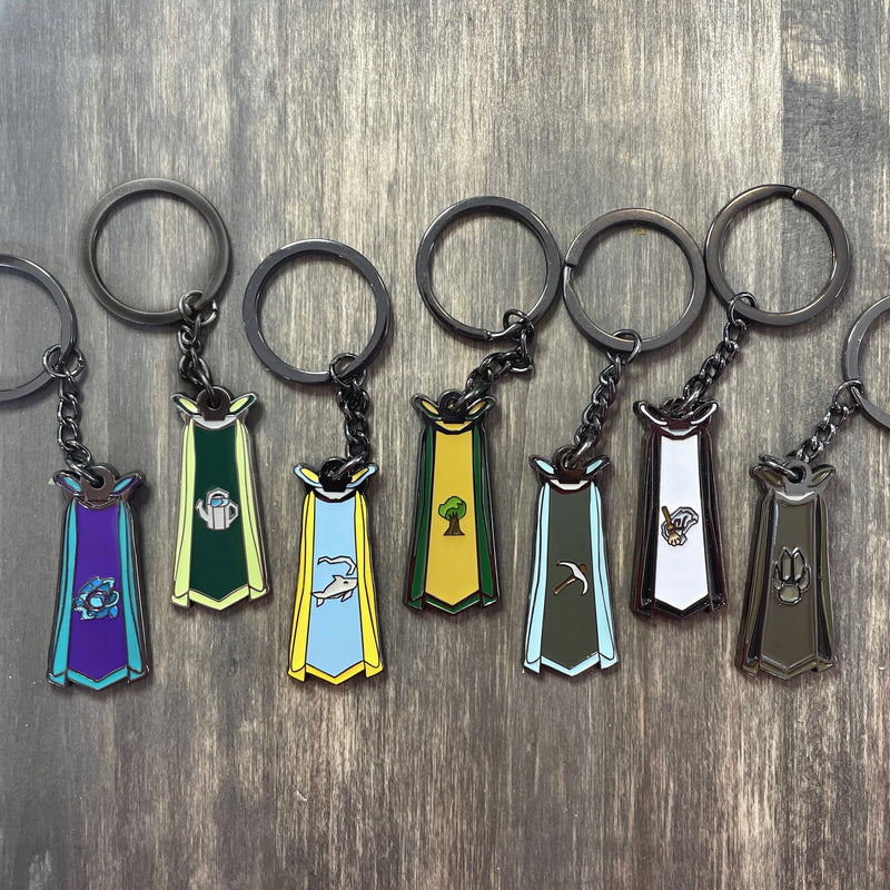 Gathering Skillcape Keyrings